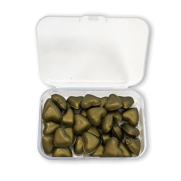 Stamperia WAX and SEALS Collection - OLD GOLD Heart Shape Wax Refill 20 grams #WAXC18