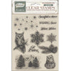 Stamperia THE OWL'S HOUSE CHRISTMAS Acrylic Stamps 14 x 18 cm #WTK224