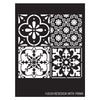 ReDesign Decor Stencil COASTAL TILE Home Decor 9 x 13.5" #650612