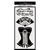 Stamperia Mixed Media Art CORSET Stencil 12 x 25 cm #KSTDL39
