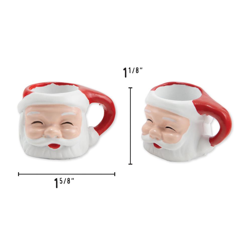 Tim Holtz idea-ology SANTA MUGS Christmas 2 pcs  #TH94419