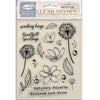 Stamperia Create Happiness DEWDROPS BLOSSOMS Acrylic Stamps 14 x 18 cm #WTK207