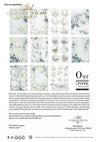 ITD Collection The WORLD of ICE Porcelain A4 Rice Paper Set 11 Sheets #RP027