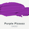 Purple paint swatch labeled 'Purple Pizzazz' on a white background