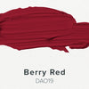 Berry Red color swatch on a white background with 'DAO19' text