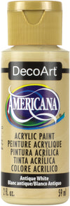 DecoArt ANTIQUE WHITE Americana Acrylic Paint 2 oz. Bottle - #DA058