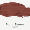 Burnt Sienna color swatch on a white background