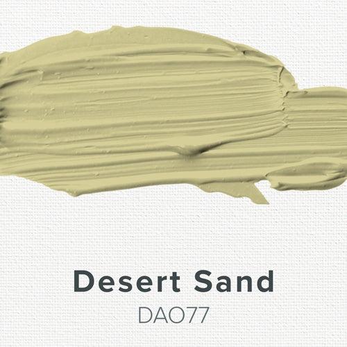 Desert Sand color swatch with code DAO77 on a white background