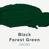 DecoArt BLACK FOREST GREEN Americana Acrylic Paint 2 oz. Bottle - #DA083
