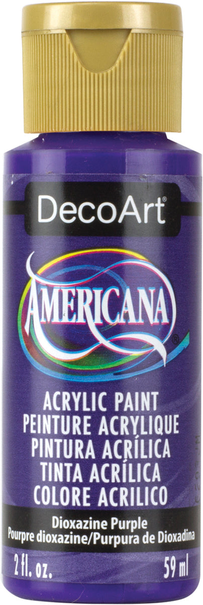 DecoArt DIOXAZINE PURPLE Americana Acrylic Paint 2 oz. Bottle - #DA101