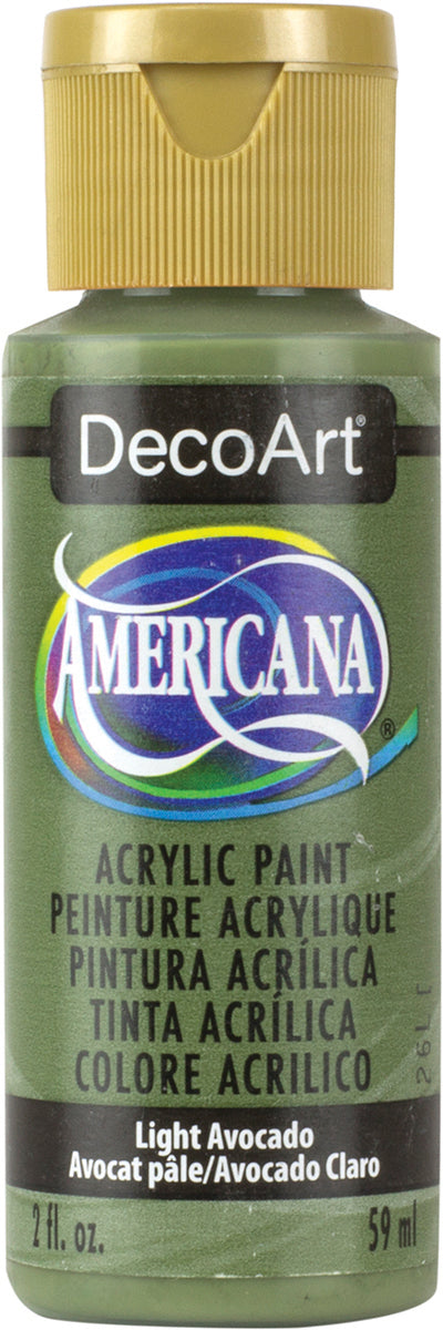 DecoArt LIGHT AVOCADO Americana Acrylic Paint 2 oz. Bottle - #DA106