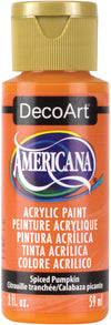 DecoArt SPICED PUMPKIN Americana Acrylic Paint 2 oz. Bottle - #DA310