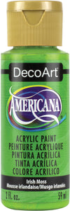 DecoArt IRISH MOSS Americana Acrylic Paint 2 oz. Bottle - #DA312