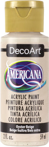 DecoArt OYSTER BEIGE Americana Acrylic Paint 2 oz. Bottle - #DA313
