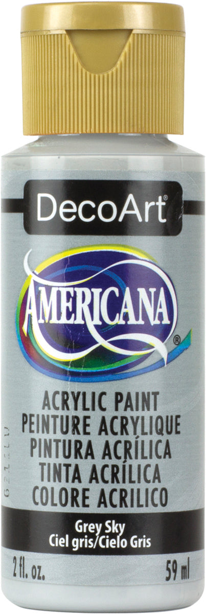 DecoArt GREY SKY Americana Acrylic Paint 2 oz. Bottle - #DA111
