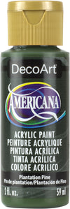 DecoArt PLANTATION PINE Americana Acrylic Paint 2 oz. Bottle - #DA113