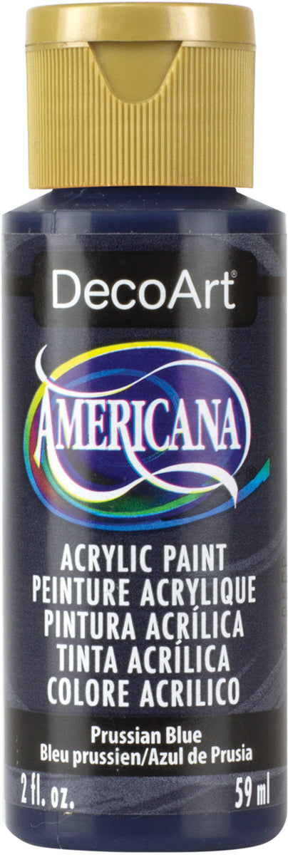 DecoArt PRUSSIAN BLUE Americana Acrylic Paint 2 oz. Bottle - #DA138