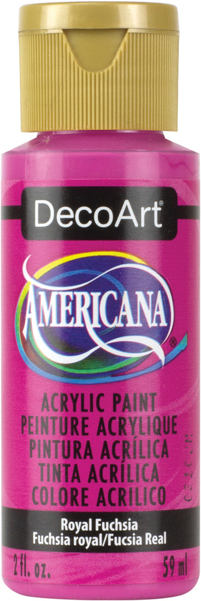 DecoArt ROYAL FUCHSIA Americana Acrylic Paint 2 oz. Bottle - #DA151