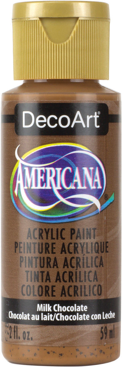 DecoArt MILK CHOCOLATE Americana Acrylic Paint 2 oz. Bottle - #DA174