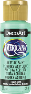 DecoArt SWEET MINT Americana Acrylic Paint 2 oz. Bottle - #DA317