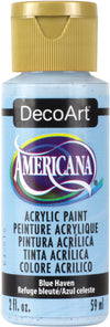 DecoArt BLUE HAVEN Americana Acrylic Paint 2 oz. Bottle - #DA318