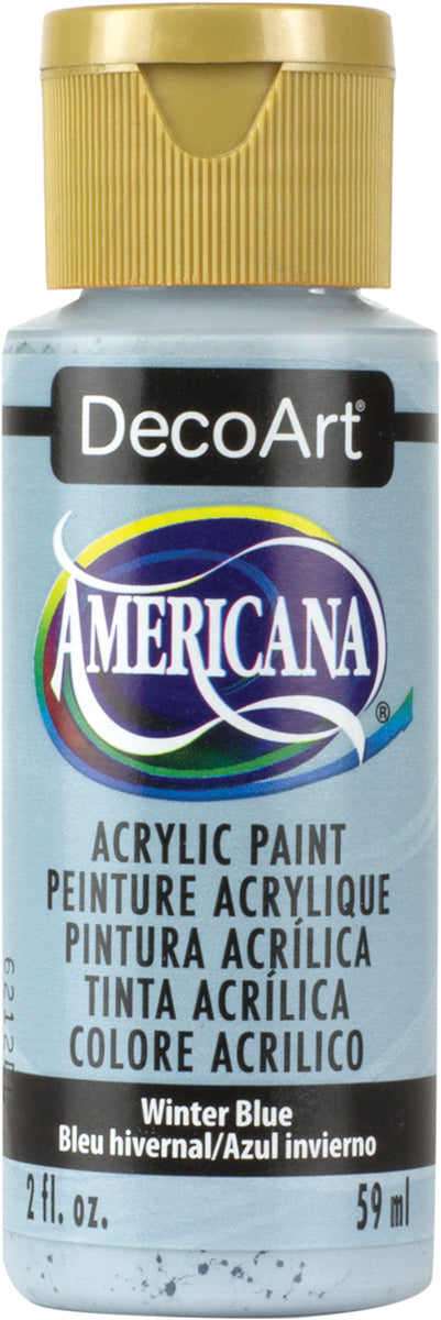 DecoArt WINTER BLUE Americana Acrylic Paint 2 oz. Bottle - #DA190