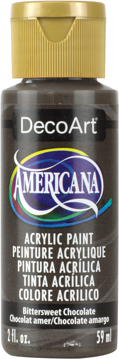 DecoArt BITTERSWEET CHOCOLATE Americana Acrylic Paint 2 oz. Bottle - #DA195