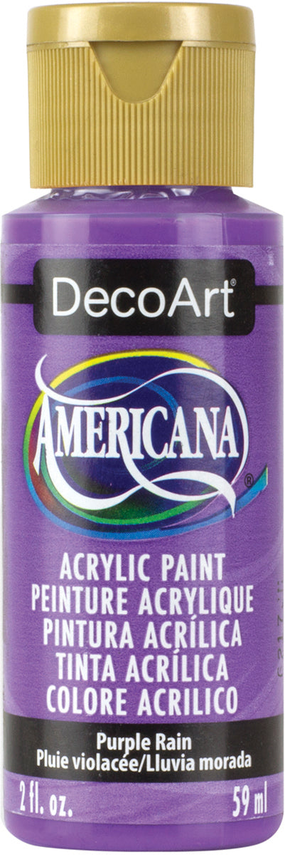 DecoArt PURPLE RAIN Americana Acrylic Paint 2 oz. Bottle - #DA327