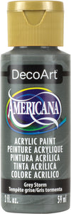 DecoArt GREY STORM Americana Acrylic Paint 2 oz. Bottle - #DA328