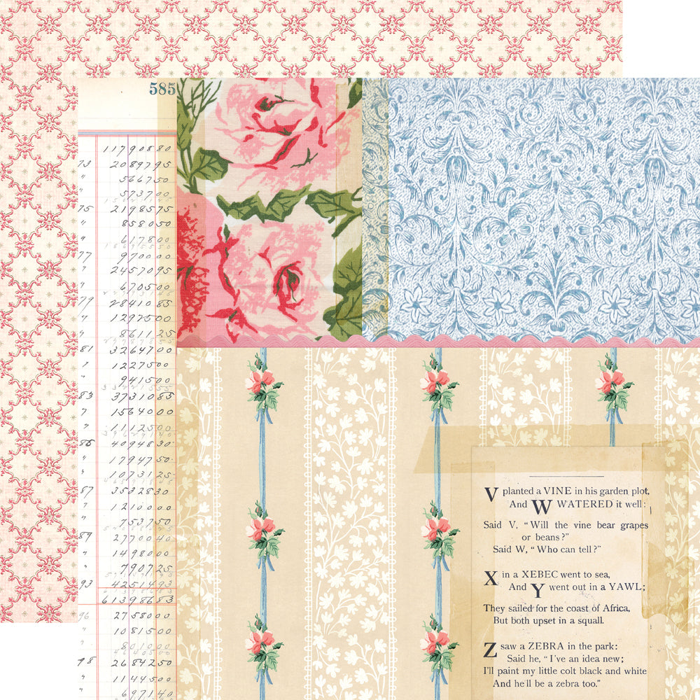 Simple Stories Simple Vintage SPRING GARDEN 12x12 Collection Kit #20700