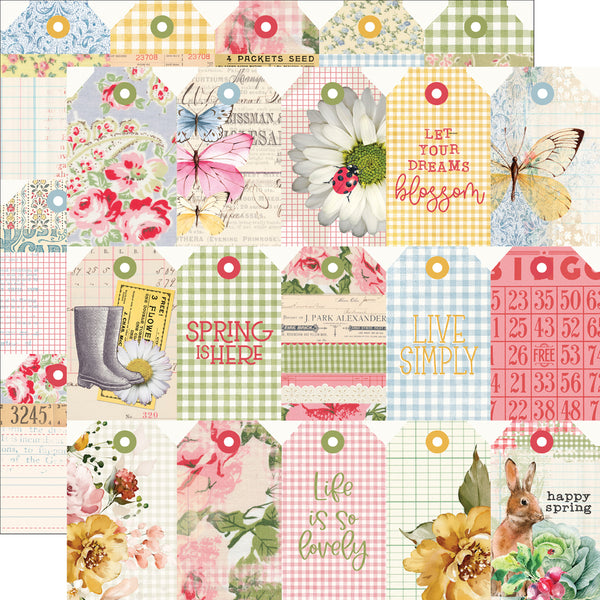 Simple Stories Simple Vintage SPRING GARDEN 12x12 Collection Kit #20700