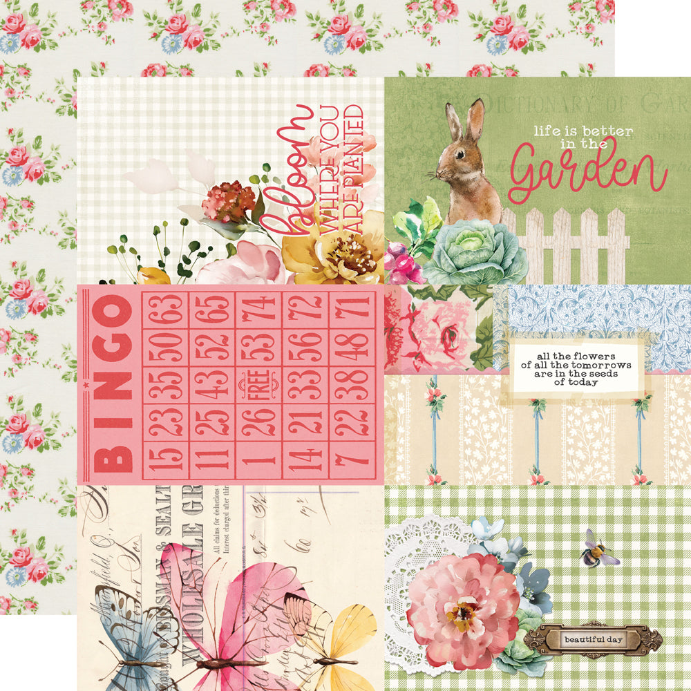 Simple Stories Simple Vintage SPRING GARDEN 12x12 Collection Kit #20700