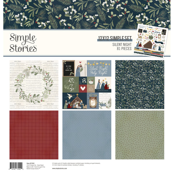 Simple Stories SILENT NIGHT 12x12 Collection Kit  #21941