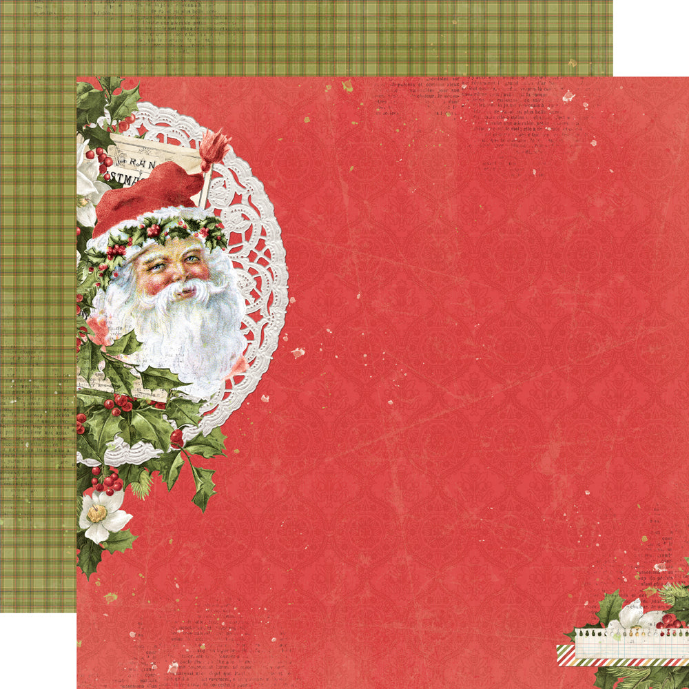 Simple Stories VINTAGE YULETIDE 12x12 Collection Kit  #23200