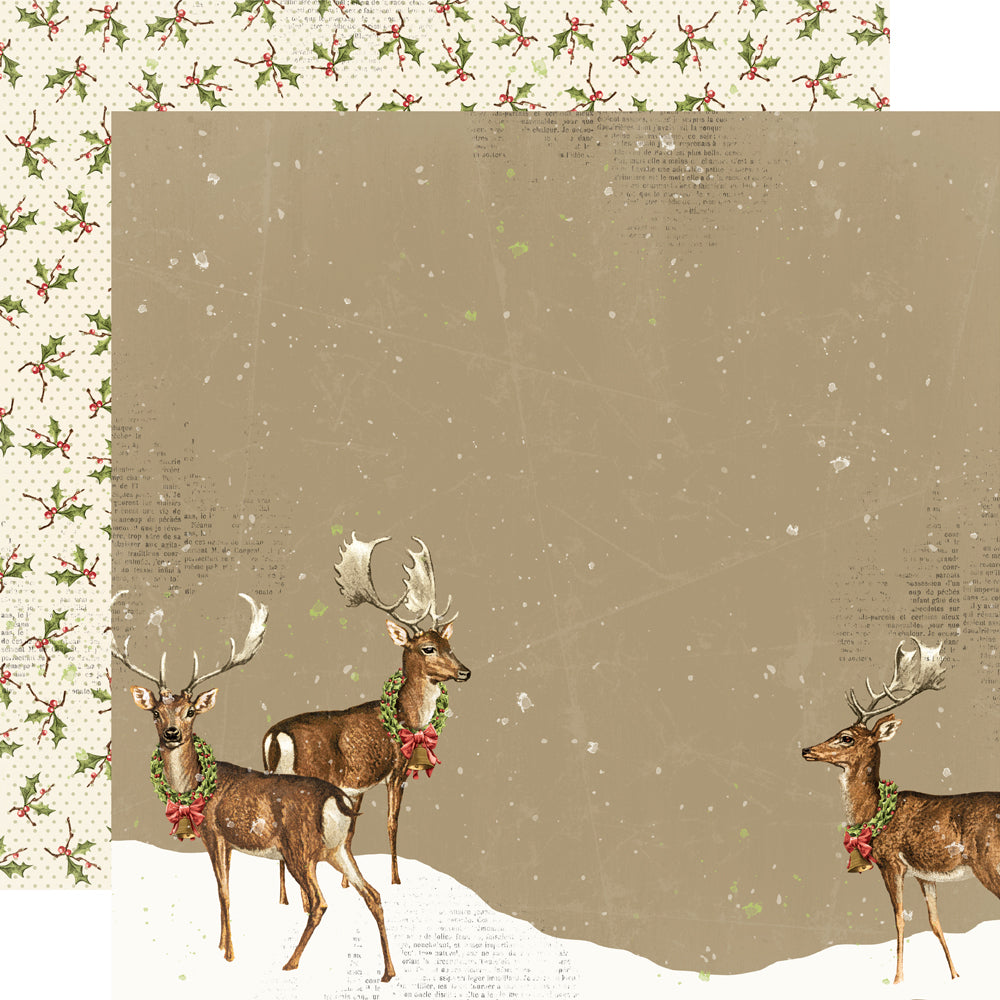 Simple Stories VINTAGE YULETIDE 12x12 Collection Kit  #23200