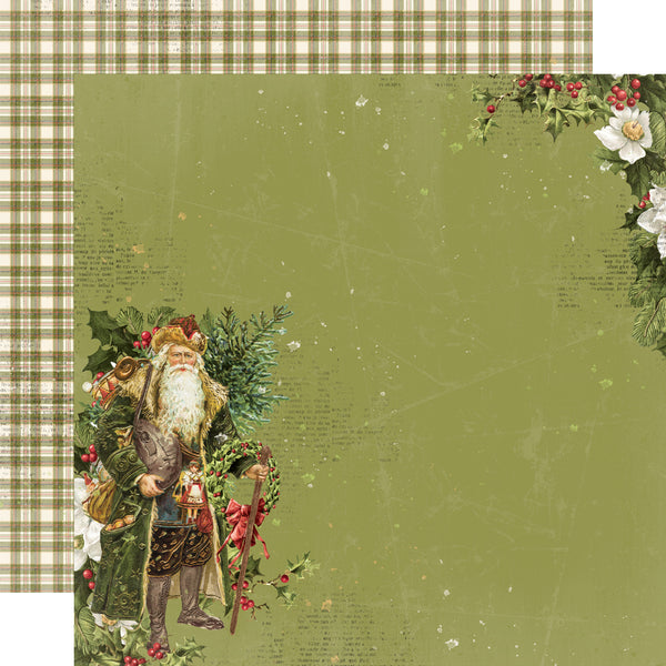 Simple Stories VINTAGE YULETIDE 12x12 Collection Kit  #23200