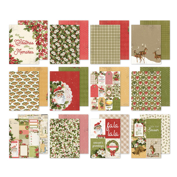 Simple Stories Vintage YULETIDE Christmas 6x8 Paper Pad #23219