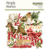 Simple Stories Vintage YULETIDE Christmas Bits & Pieces 41 pcs #23222