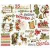 Simple Stories Vintage YULETIDE Christmas Bits & Pieces 41 pcs #23222