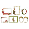 Simple Stories Vintage YULETIDE Christmas Chipboard Frames 6 pcs #23228