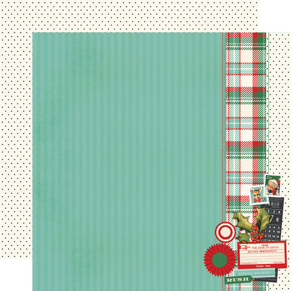 Simple Stories VINTAGE HOLLY JOLLY 12x12 Collection Kit  #23300