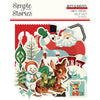 Simple Stories Vintage HOLLY JOLLY Christmas ICONS Bits & Pieces 52 pcs #23318