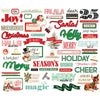 Simple Stories Vintage HOLLY JOLLY Christmas SENTIMENT Bits & Pieces 55 pcs #23321