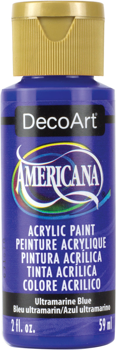 DecoArt ULTRAMARINE BLUE Americana Acrylic Paint 2 oz. Bottle - #DA225