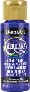 DecoArt ULTRAMARINE BLUE Americana Acrylic Paint 2 oz. Bottle - #DA225