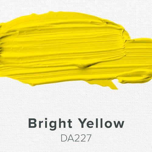 DecoArt BRIGHT YELLOW Americana Acrylic Paint 2 oz. Bottle - #DA227