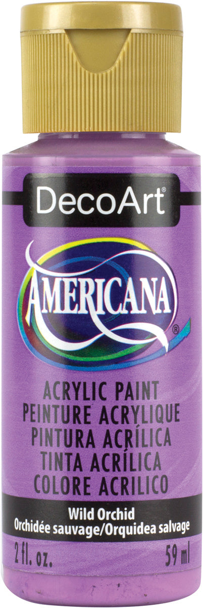 DecoArt WILD ORCHID Americana Acrylic Paint 2 oz. Bottle - #DA233