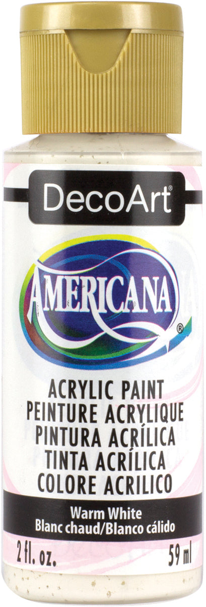 DecoArt WARM WHITE Americana Acrylic Paint 2 oz. Bottle - #DA239