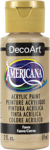 DecoArt FAWN Americana Acrylic Paint 2 oz. Bottle - #DA242