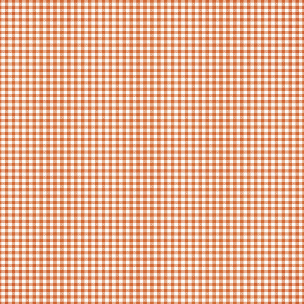 Orange and white checkered pattern
